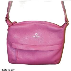 Kate Spade Pink Pebbled Leather Crossbody